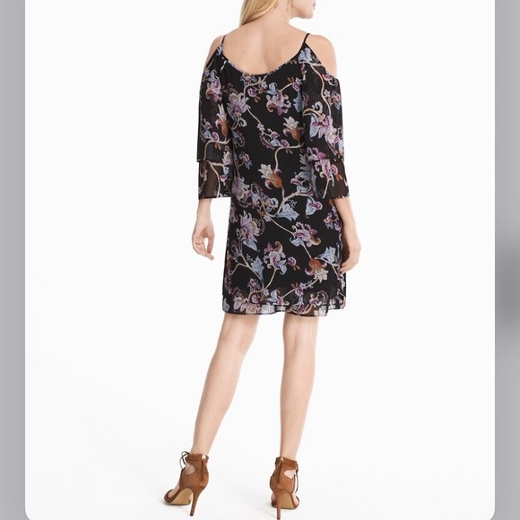 WHBM Midnight Vines Dress - Picture 2 of 12